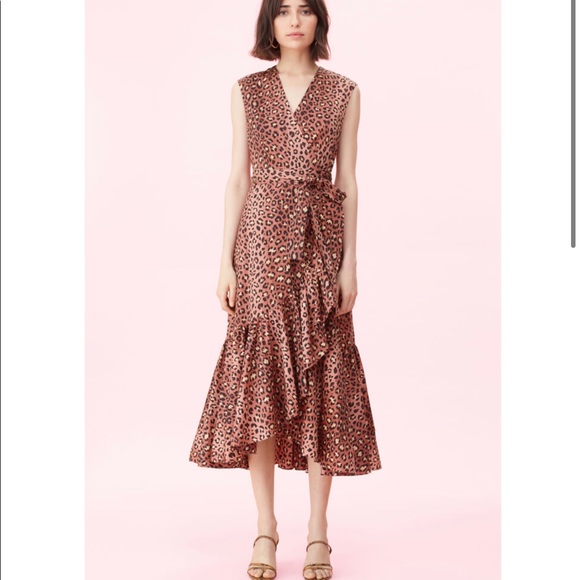 Rebecca Taylor Dresses & Skirts - Rebecca Taylor spring leopard wrap dress